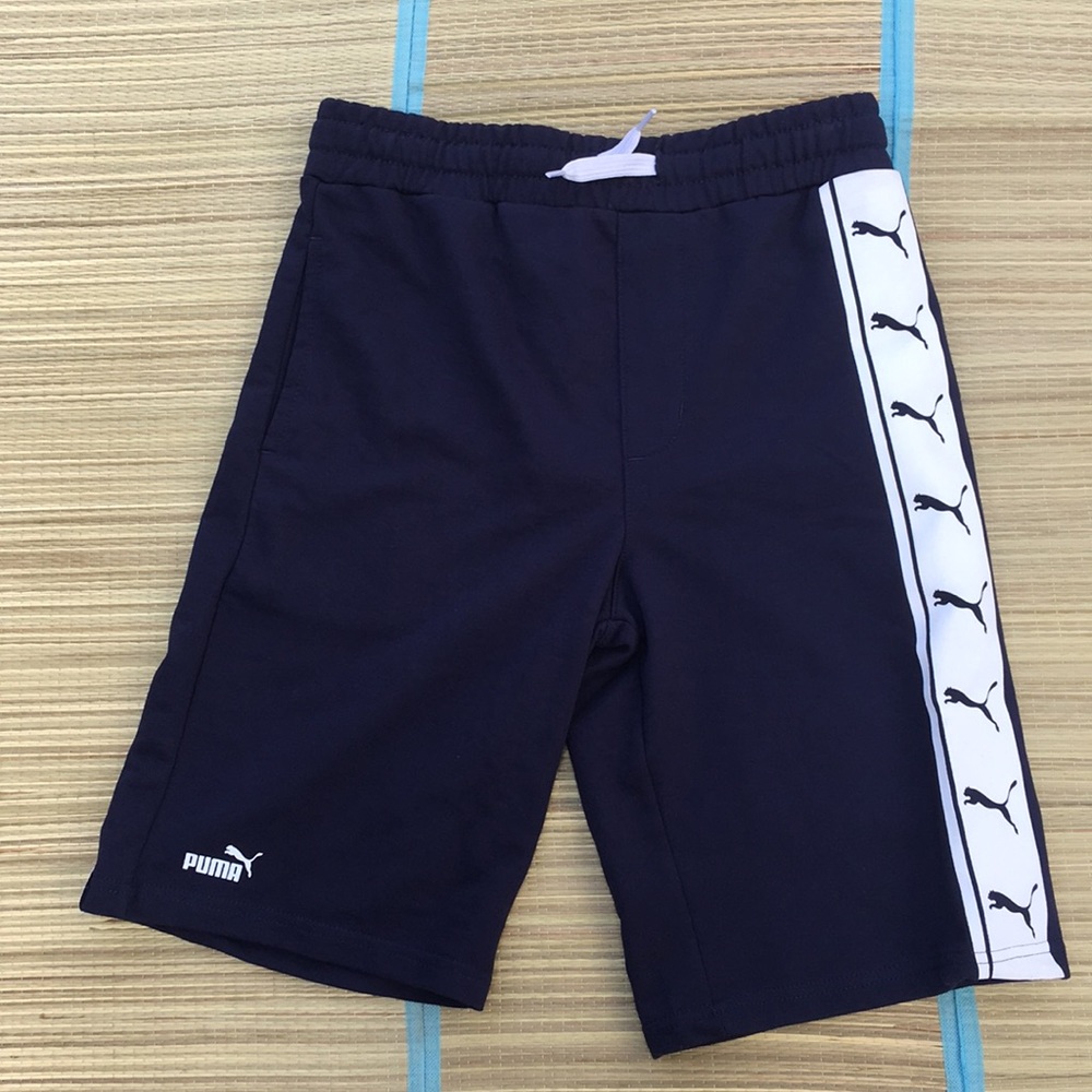 Puma Kids Peacoat Blue Boy's Shorts Size L (14-16)